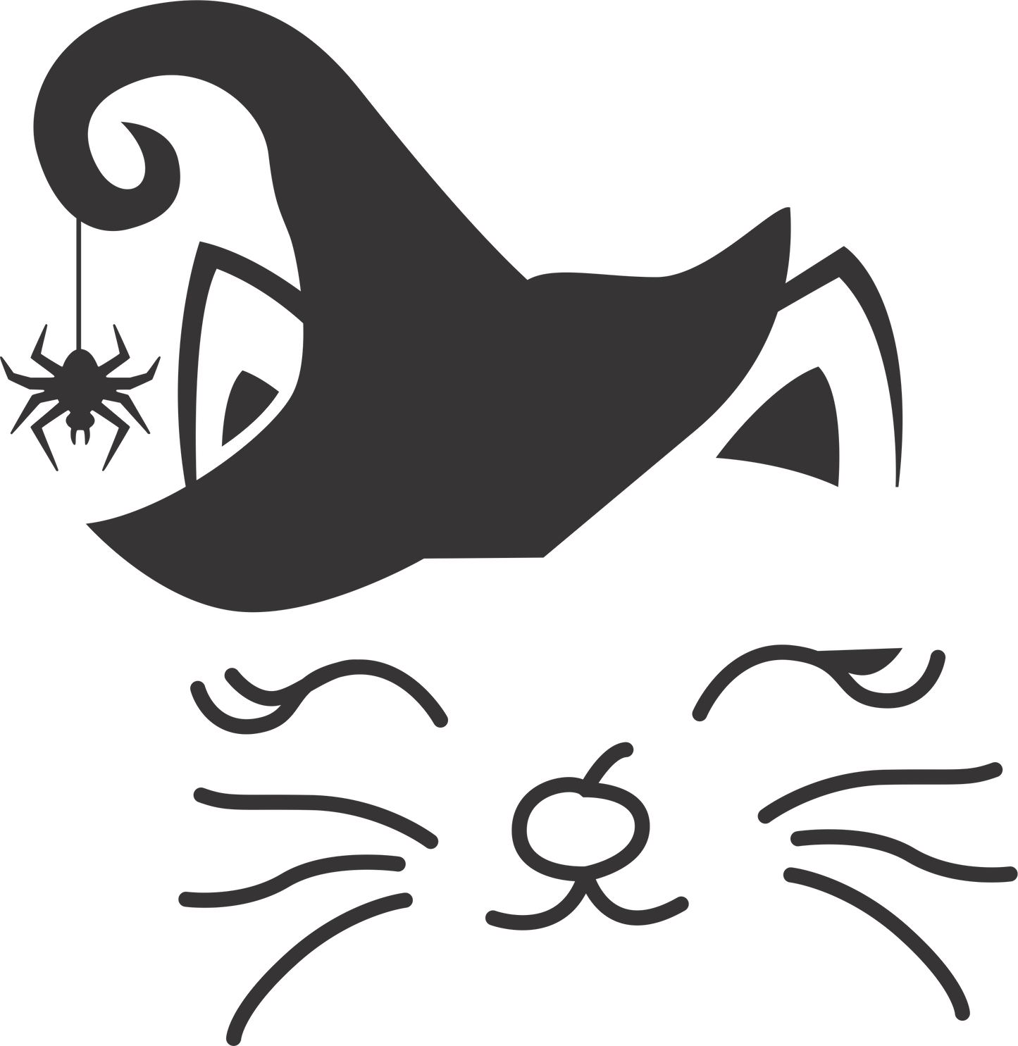 Halloween Kitty Youth Short Sleeve