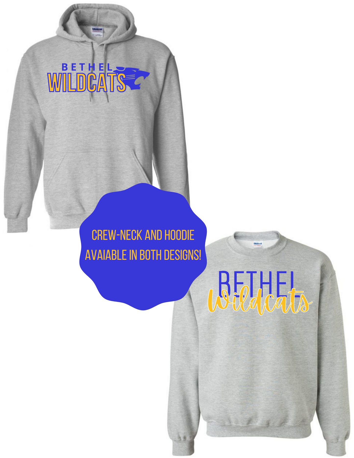 Bethel•Dale•Earlsboro•Tecumseh•Asher•Macomb Sweatshirts