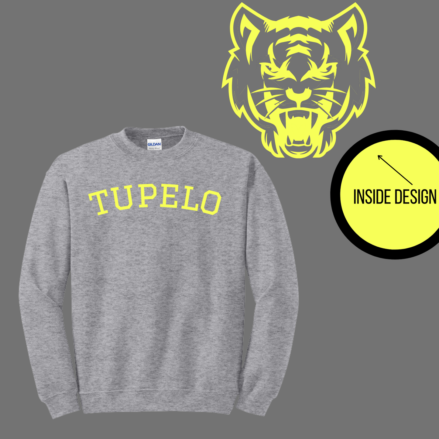 Mascot Reversible Crew-neck Sweatshirt