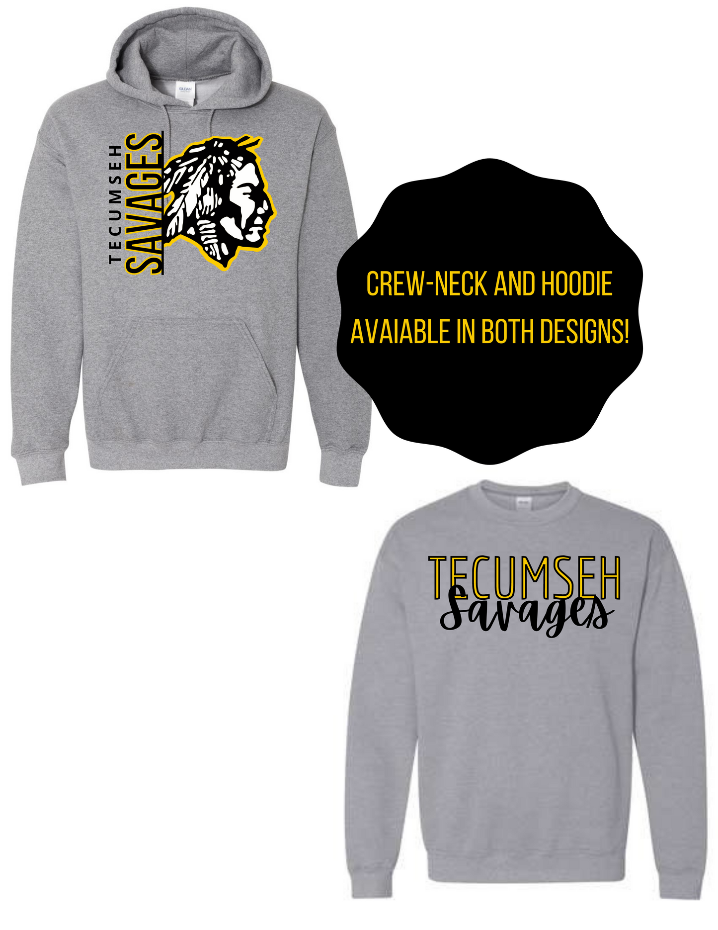 Bethel•Dale•Earlsboro•Tecumseh•Asher•Macomb Sweatshirts