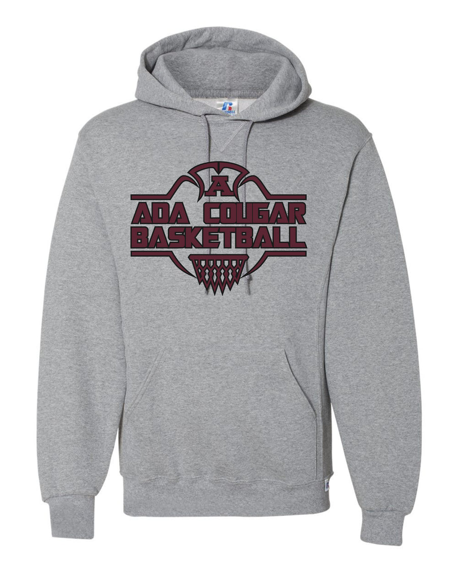 Ada Cougars Basketball Net Hoodie (Grey)